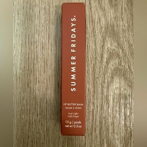 Brand New Summer Fridays Lip Butter Balm in Iced Coffee